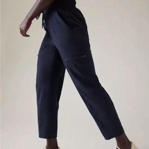 Athleta High Road Cargo pant black size 12